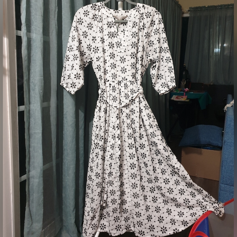 Barbour Erin White Maxi Dress